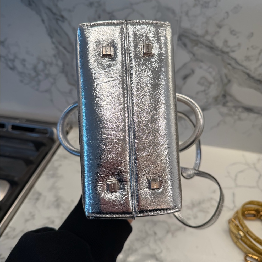 Fendi Metallic Silver Mini Bag - Picture 4 of 7